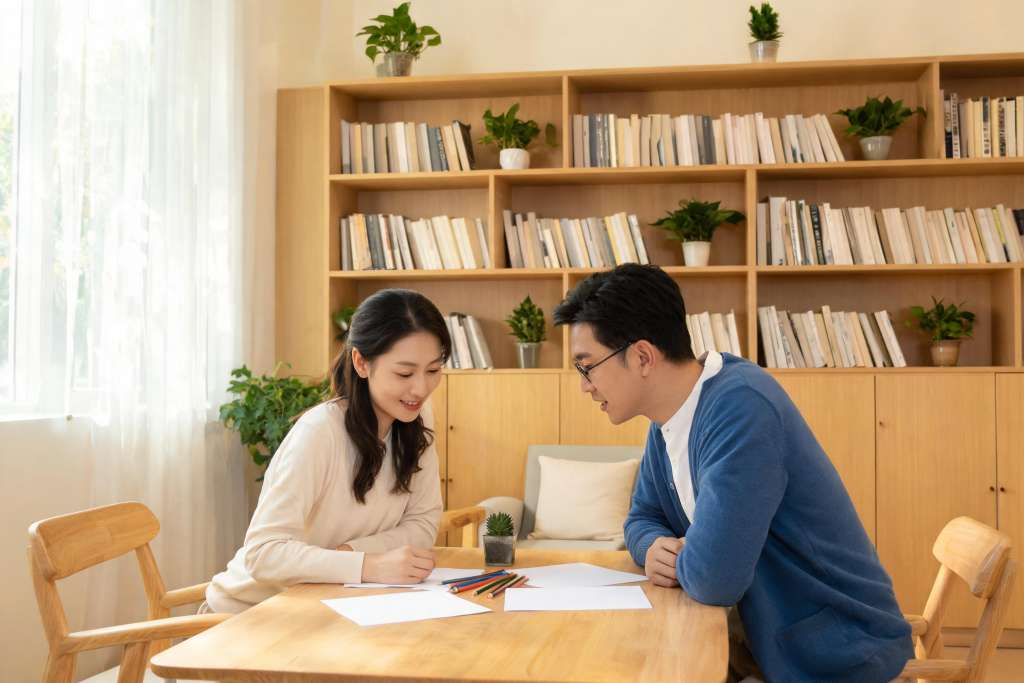 AI 生成示意：社区教育空间中的需求讨论